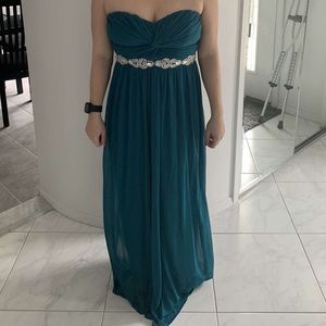Empire waist gown
